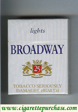 Broadway Lights 25 cigarettes USA Germany